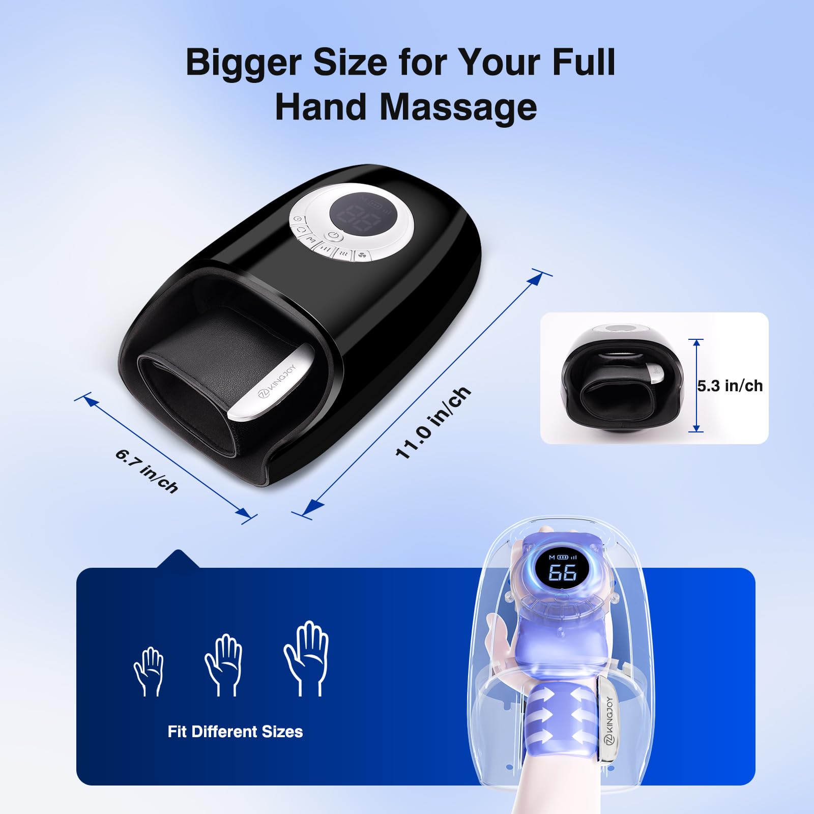  KINGJOY massager interior cushion providing comfortable massage session.