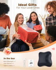 Soft, skin-friendly fabric enhances comfortable massage sessions.