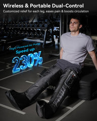 KingPavonini 19 modes and 8 intensities allow tailored leg relief