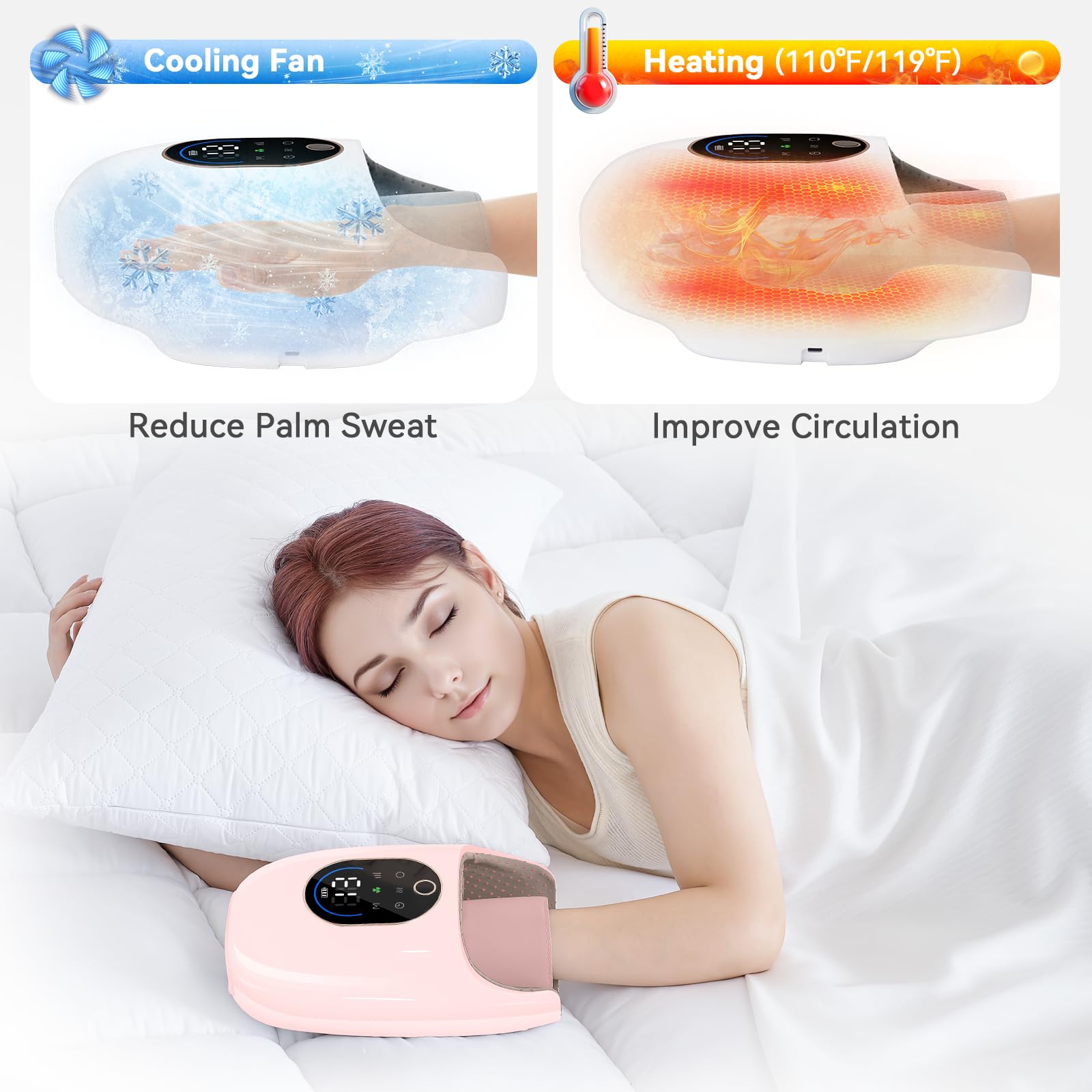 KingPavonini cooling fan keeps palms dry during extended sessions