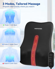 KingPavonini cushioned-layer shiatsu massage provides deep kneading without discomfort.