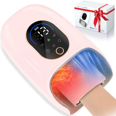KingPavonini hand massager with 360° airbags for full-hand relief, ideal for typists