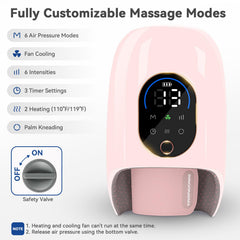 KingPavonini adjustable heat settings to soothe joints and improve circulation