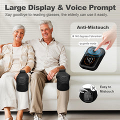 KingPavonini knee massager 4000mAh battery enables cordless use anywhere