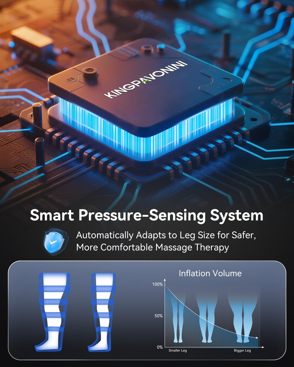 KingPavonini smart sensor ensures snug one size fits most