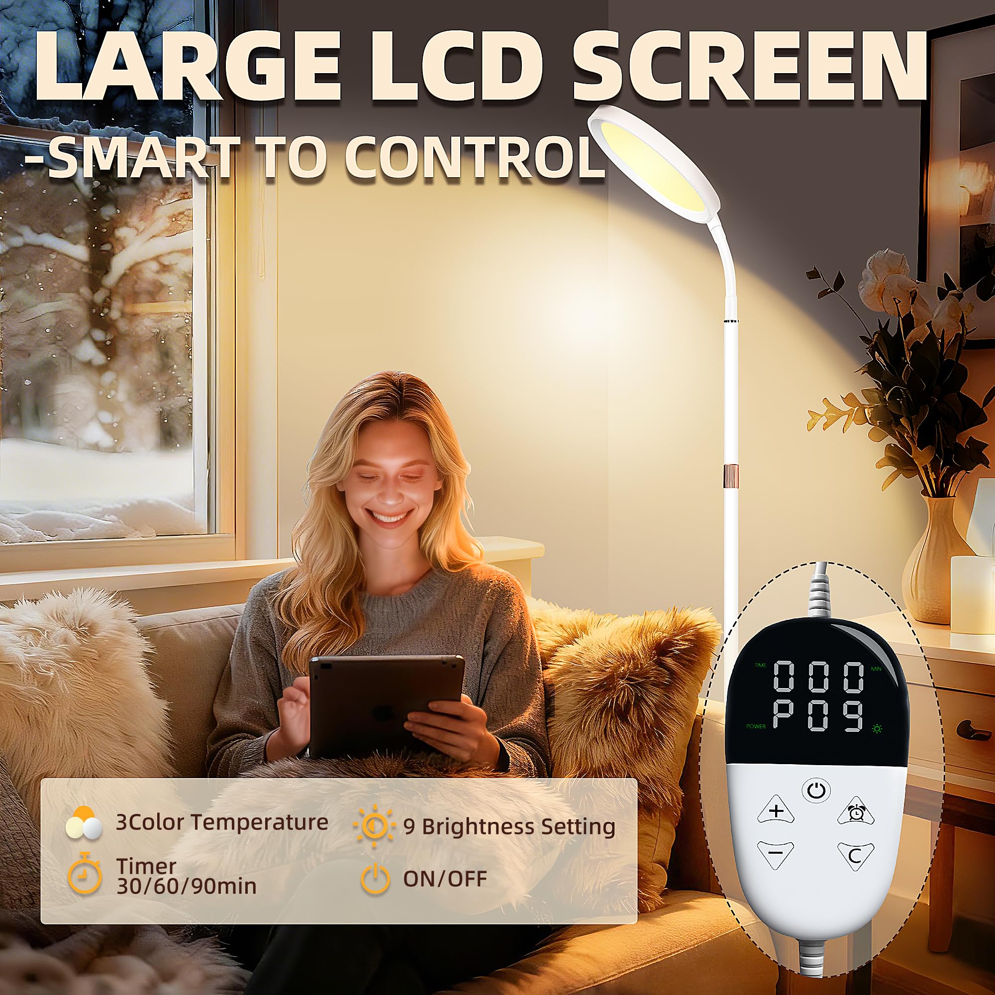 KingSom 11000 lux UV-free glow supporting daytime energy