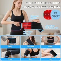 KingSom Red Light Belt red plus infrared mode for versatile warmth