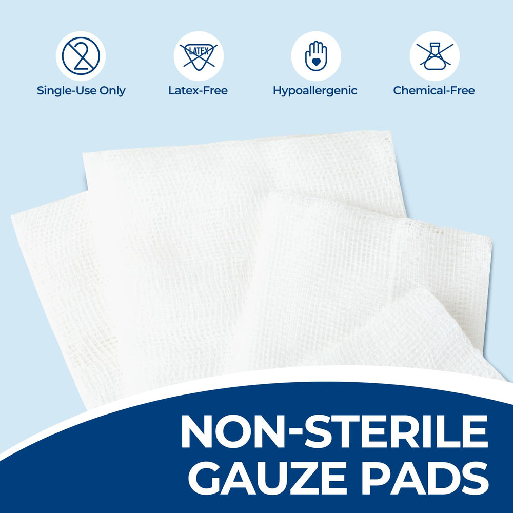 Packaged Kingstar gauze with 200 pieces per pack ready for quick use.
