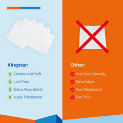 Kingstar hospital-grade gauze pad 4x4 reliable for first aid.