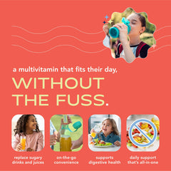 Kinnie Kids organic superfoods blend close-up, highlighting natural antioxidants