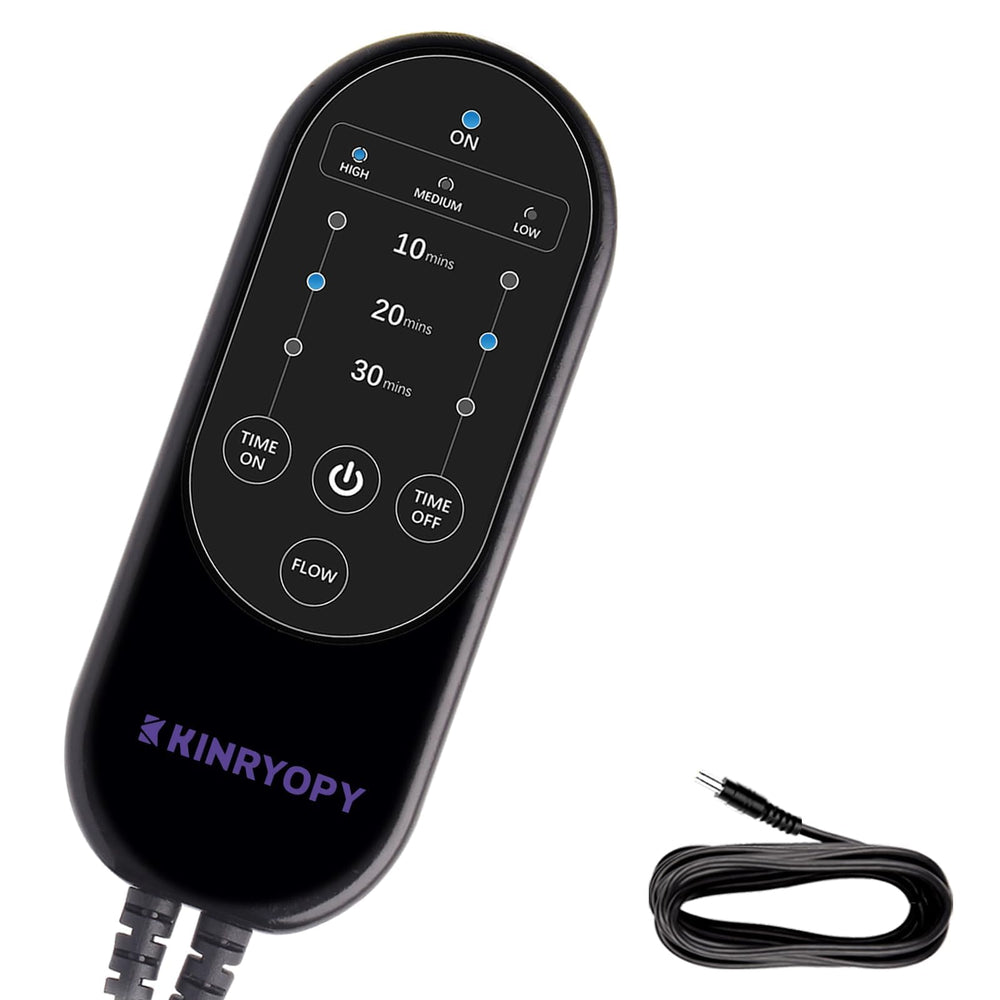 KINRYOPY cold therapy controller front view for quick session setup.