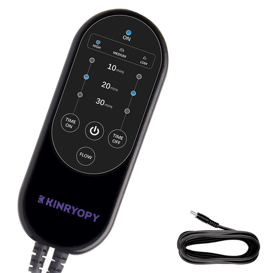 KINRYOPY cold therapy controller front view for quick session setup.
