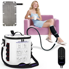 KINRYOPY cold therapy machine front view offering targeted knee and hip relief.