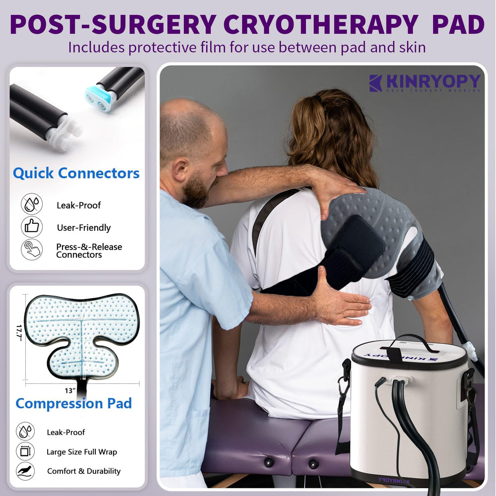 KINRYOPY ergonomic shoulder strap ensures secure, comfortable wear