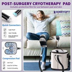 KINRYOPY adjustable straps securing the device around joints