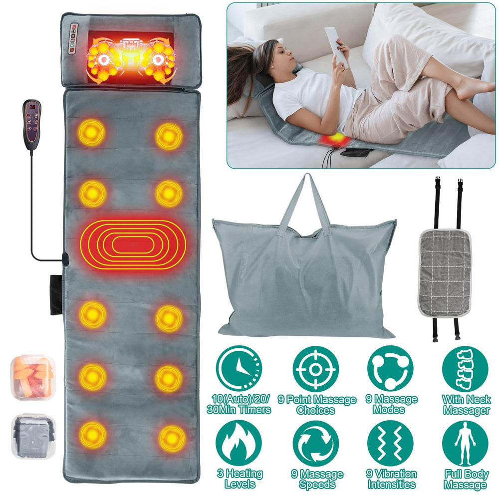 KinWarmth full body massage mat buttock focus to ease fatigue