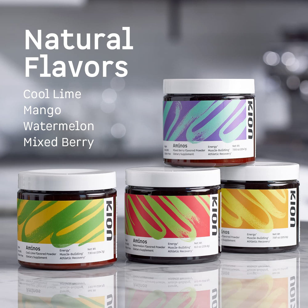 Kion Aminos supports vegan-friendly amino acid intake for workouts and daily wellness