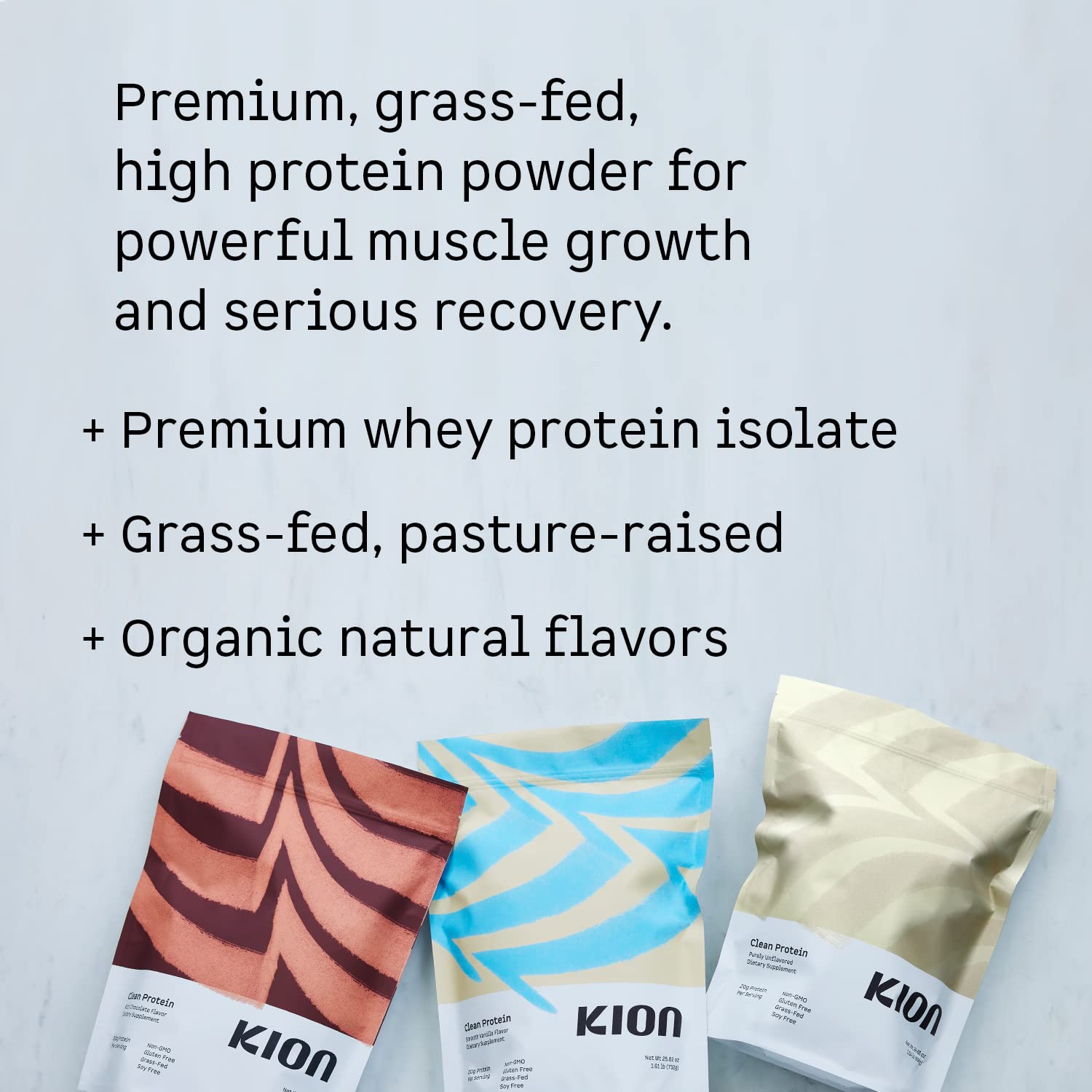 Pouring Kion Clean Protein vanilla shake after a workout for quick nutrition.