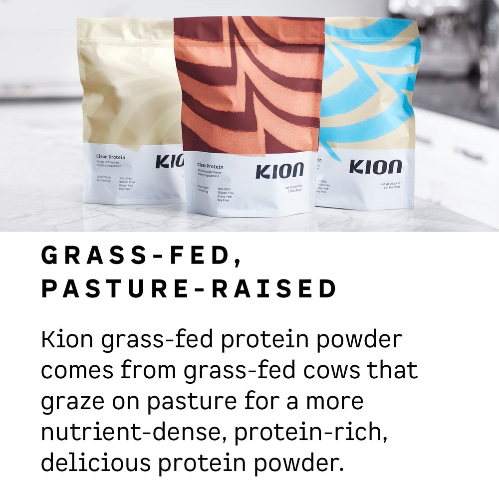 Kion no antibiotics growth hormones icon signaling a natural protein option