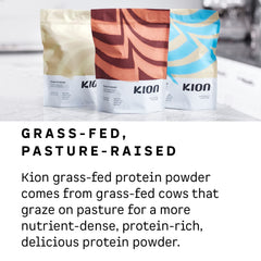 Kion no antibiotics growth hormones icon signaling a natural protein option
