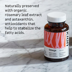 Kion Omega is sustainably sourced omega-3 fish oil capsules.