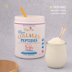 Kiperin collagen powder blends into coffee with neutral taste.