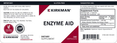 Kirkman Enzyme-Aid capsules ready for daily use supporting gluten and casein digestion