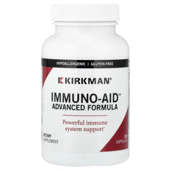 Kirkman Immuno-Aid bottle front view for immune support.