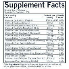 Kirkman Nu-Thera P-5-P capsules on a clean surface, easy to swallow.