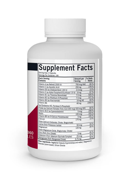 Close-up of Kirkman Super Nu-Thera capsules highlighting hypoallergenic formula for sensitive diets