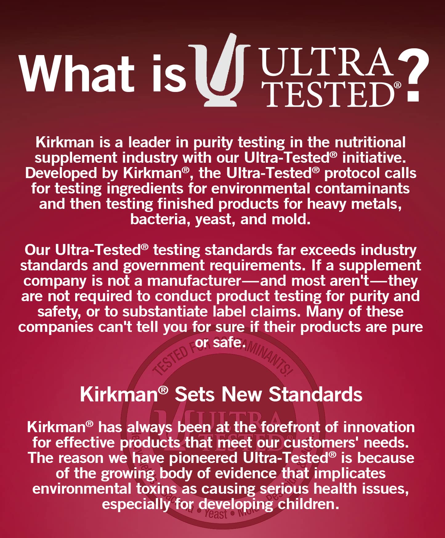 Graphic of daily dose for Kirkman Super Nu-Thera showing two capsules per day