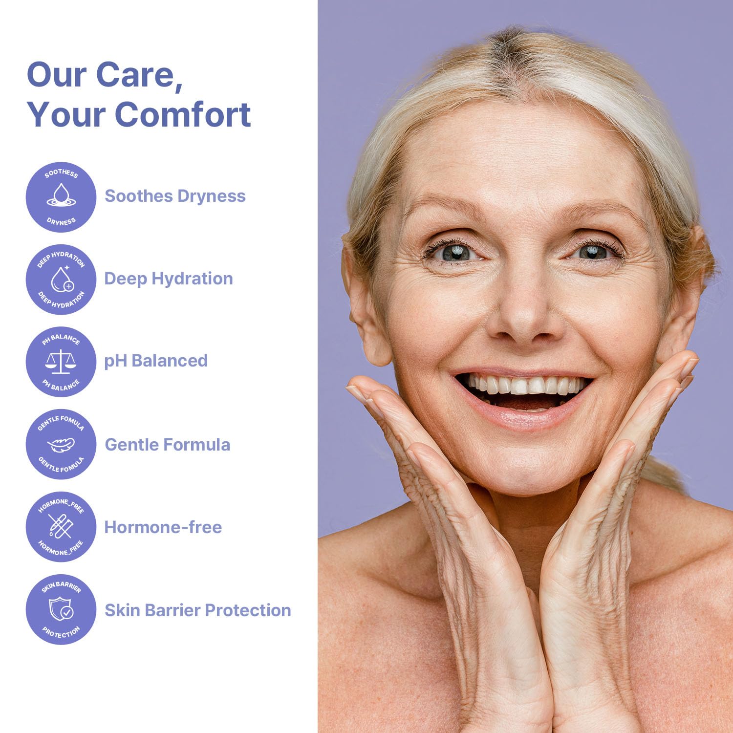 Kissbea Hyaluronic Acid application in use for external care.