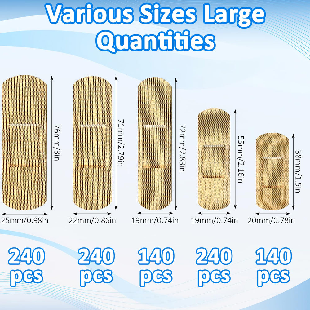 KisSealed 1000-pcs bulk bandages for long-term family readiness