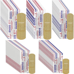 KisSealed fabric bandages in assorted sizes for versatile wound coverage at home