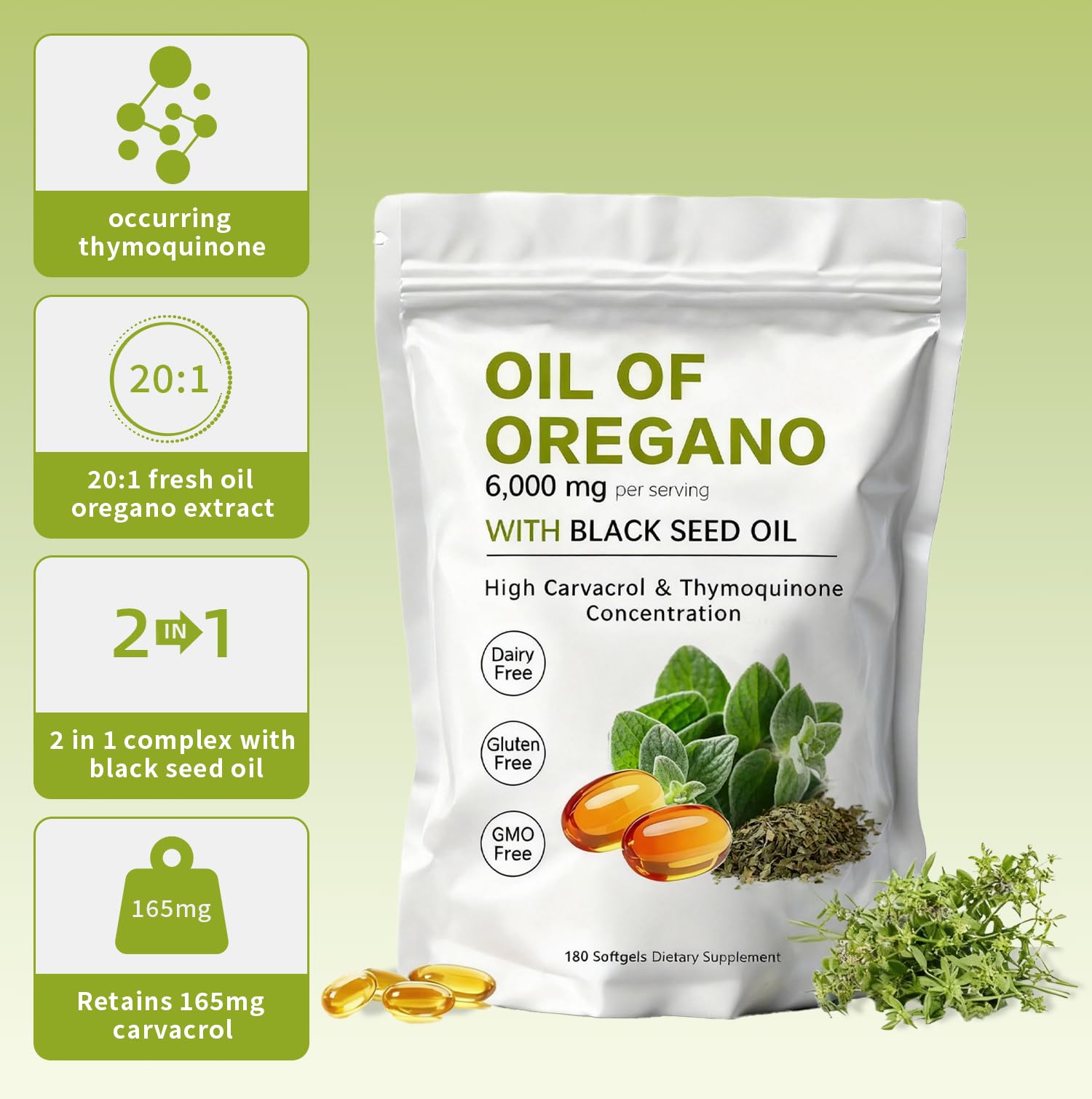 KITABIO Odorless softgels close-up highlighting tasteless daily intake.