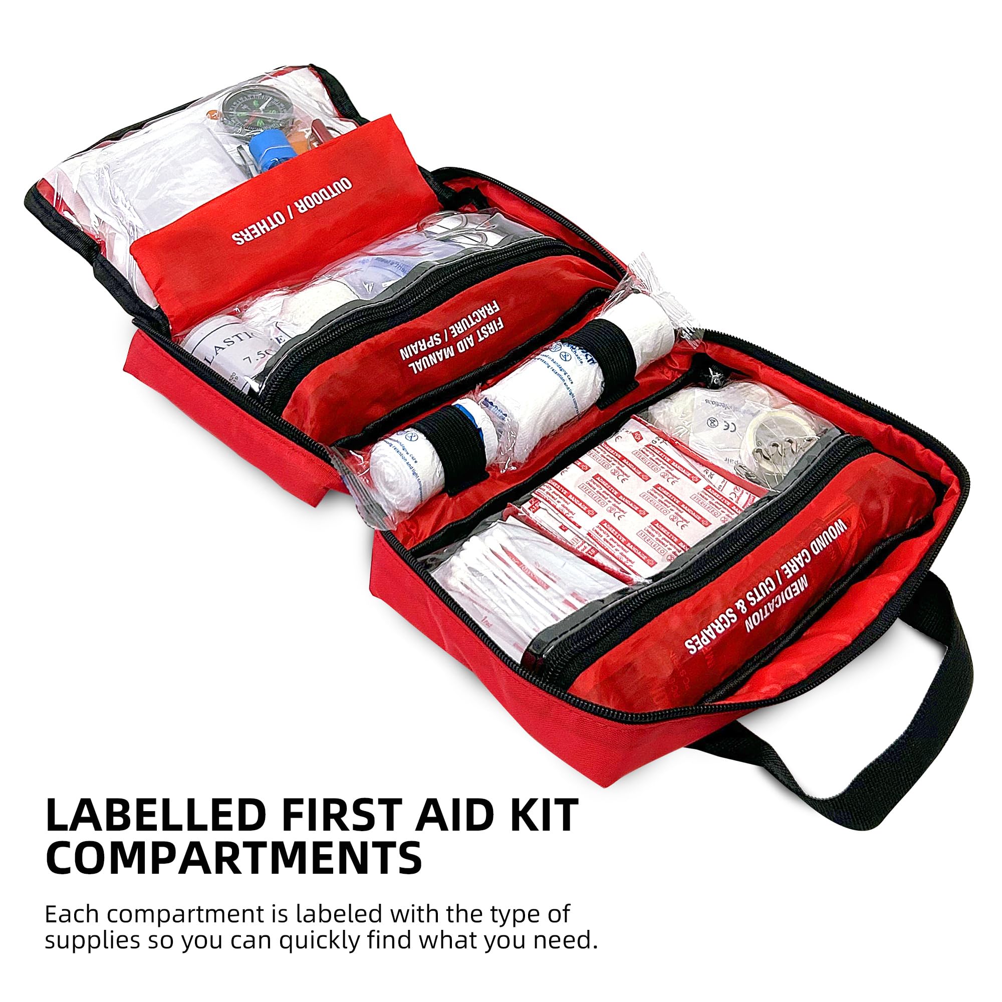 Kitgo clear storage compartment enables fast access to items.