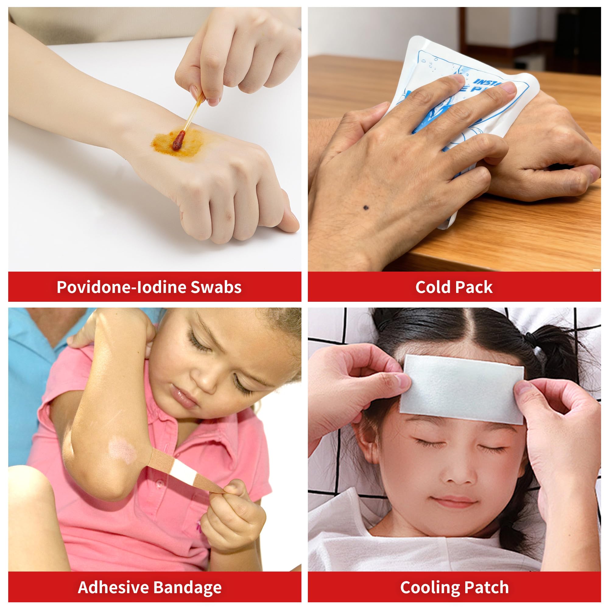 Kitgo first aid kit for home use, ready for everyday emergencies.