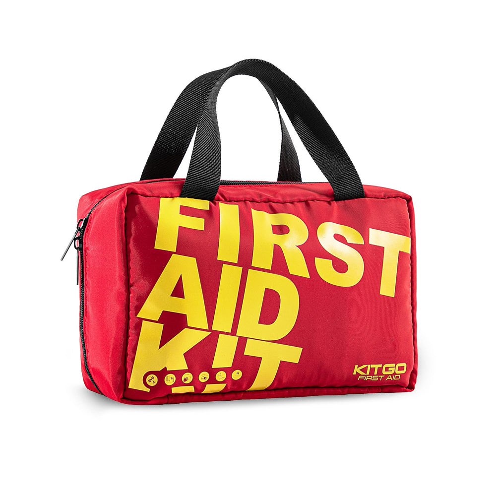 Kitgo first aid kit with waterproof case designed for reliable travel and outdoor use.