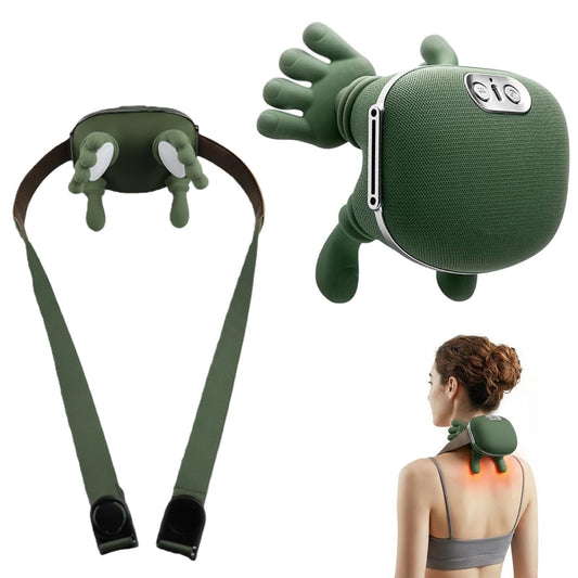 Kithouse neck massager with heat delivers 4D kneading for neck relief