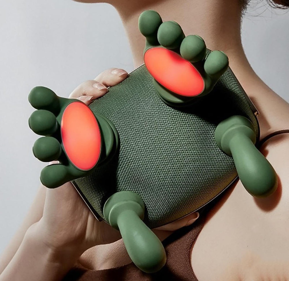 Kithouse neck massager palm-curve design fits the neck for comfortable massage