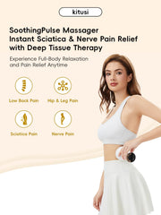 Kitusi Sciatica Massager pulse mode targets tense muscle areas