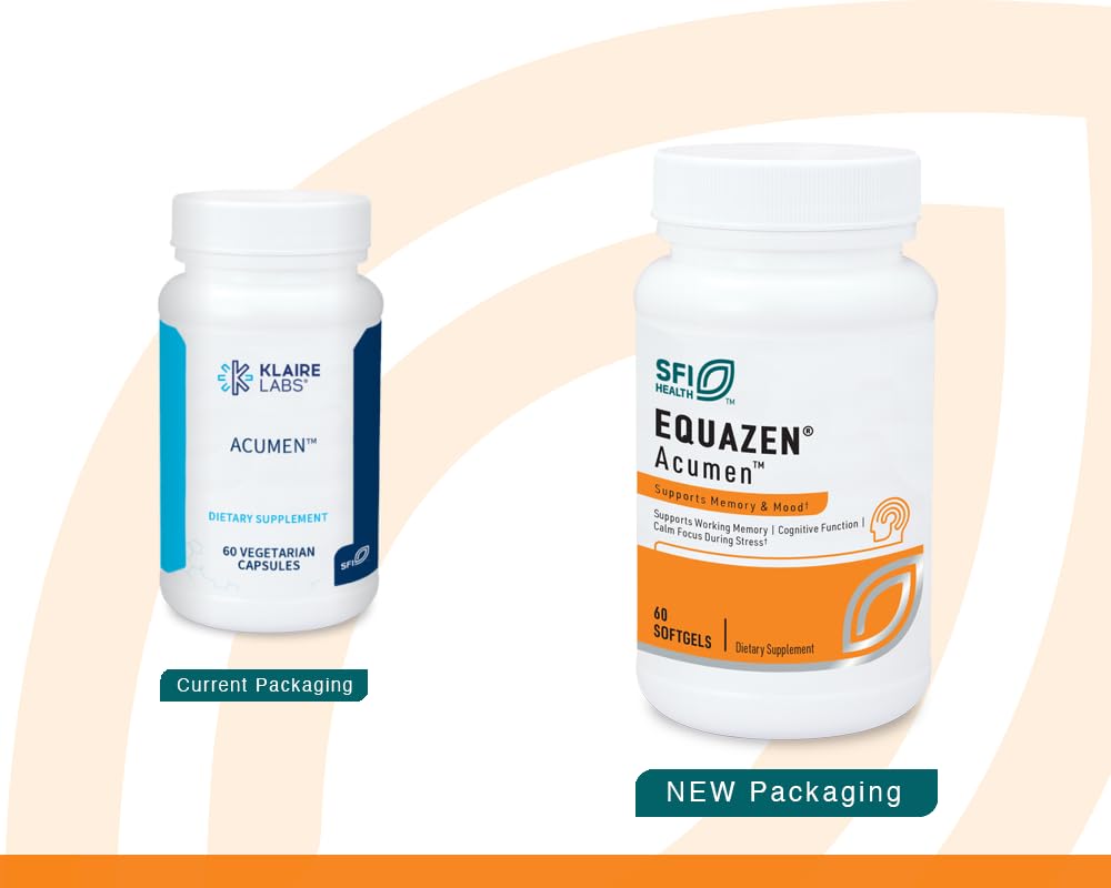 Klaire Labs Acumen bottle front showing gluten-free, hypoallergenic formula.