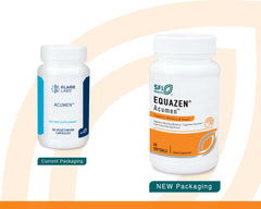 Klaire Labs Acumen bottle front showing gluten-free, hypoallergenic formula.
