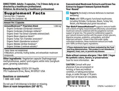 Klaire Labs Immunomax label close-up with no artificial additives