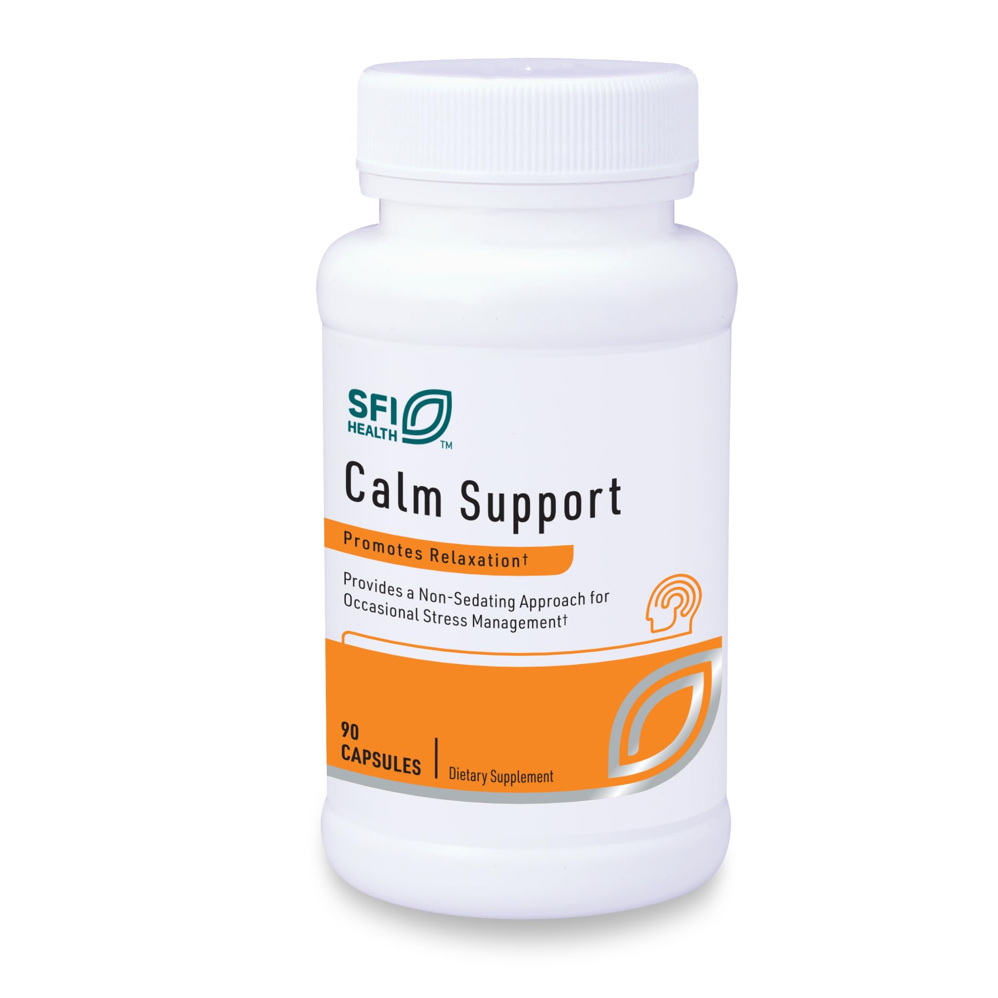 Klaire Labs SFI Health cortisol management bottle front showing organic ingredients for daily support