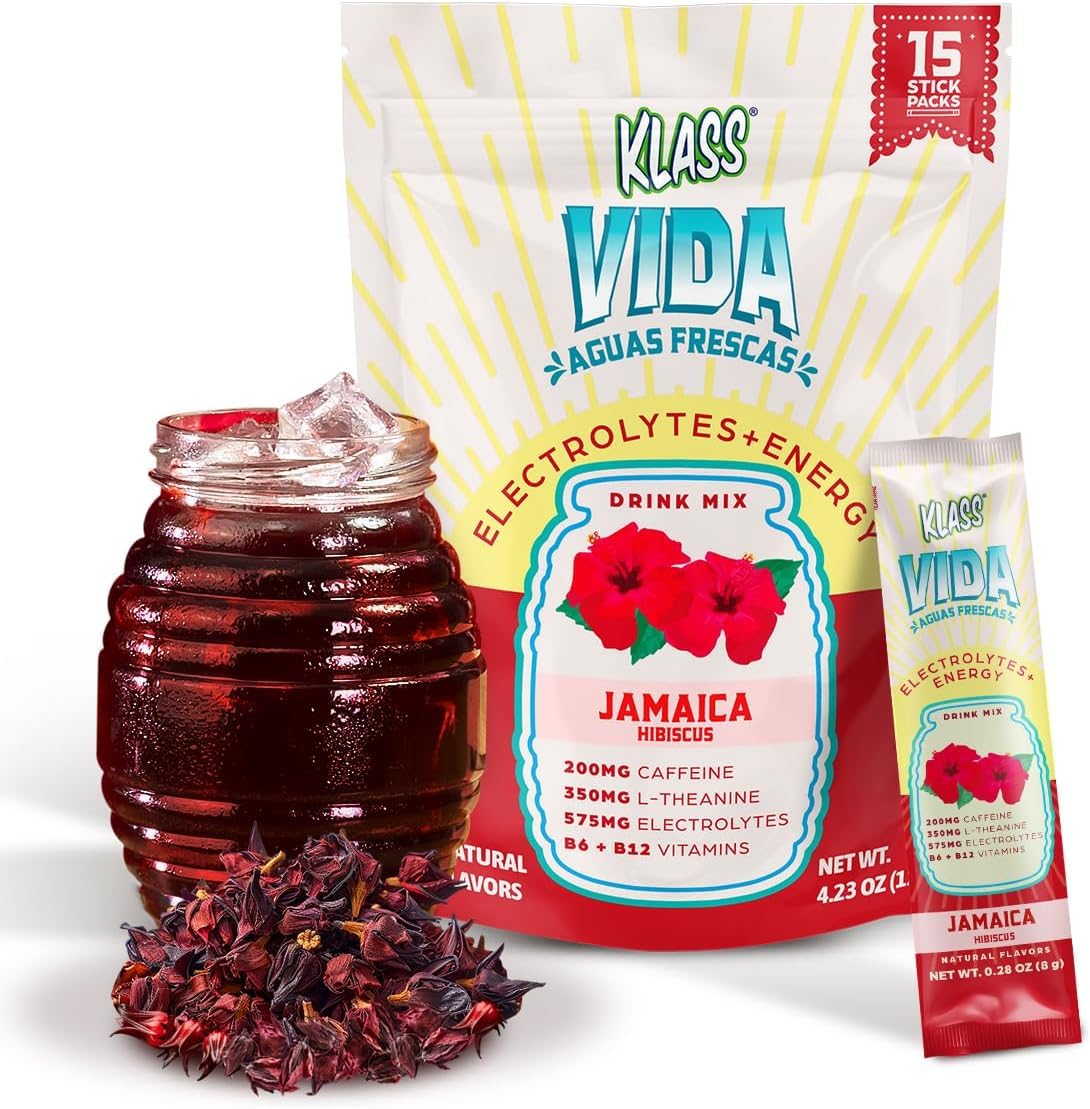 KLASS VIDA Hibiscus Agua Fresca stick for refreshing hydration and energy