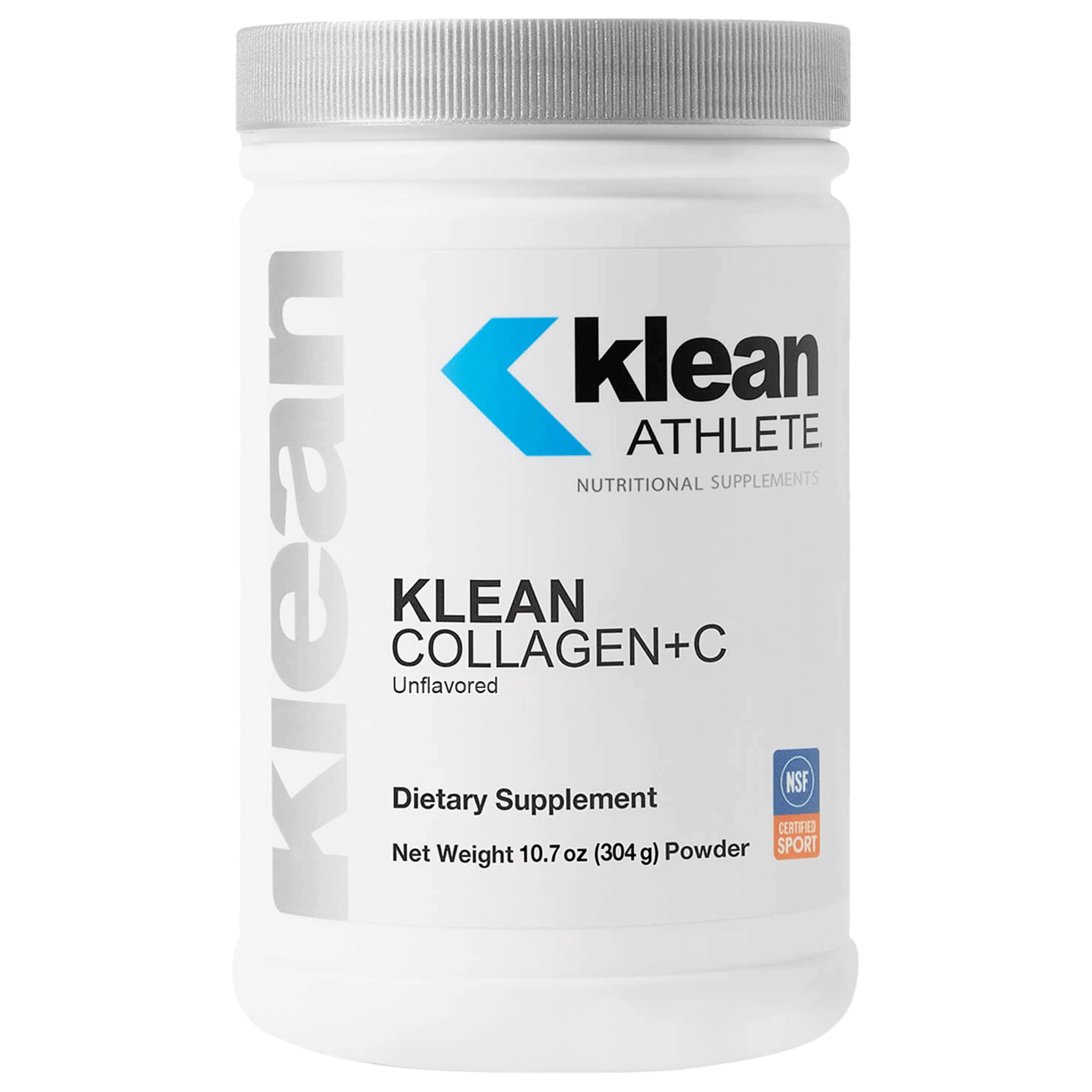 Klean Athlete Klean Collagen+C bottle highlights joint support for active lifestyles.