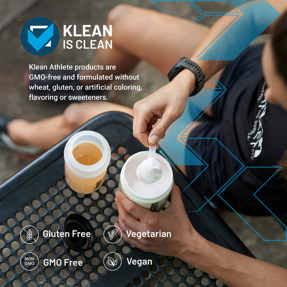 Close-up of ingredients showing six percent carbohydrate blend and essential minerals for rehydration