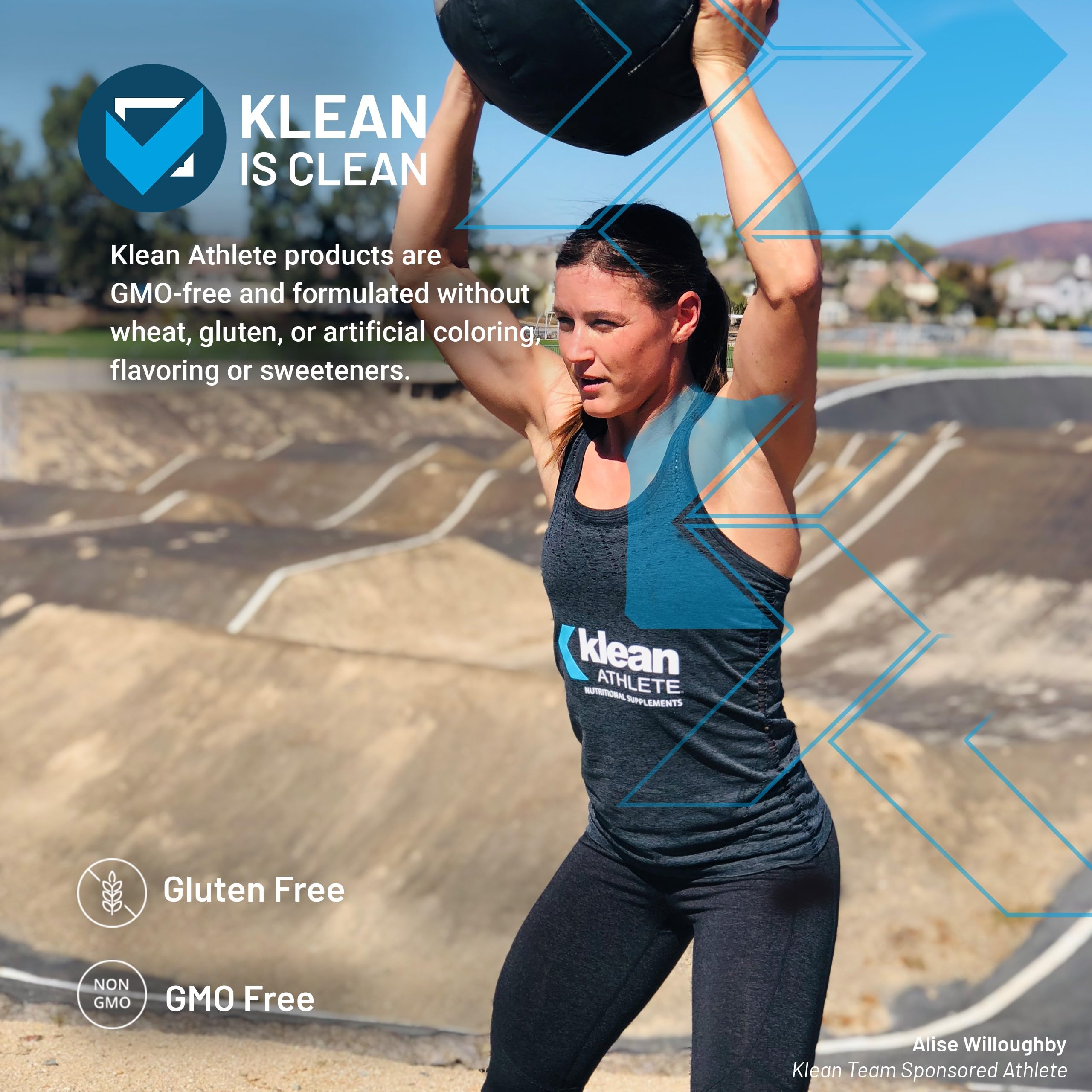 Klean Sport Pack packets opened reveal the convenient daily dose for training days during workouts.