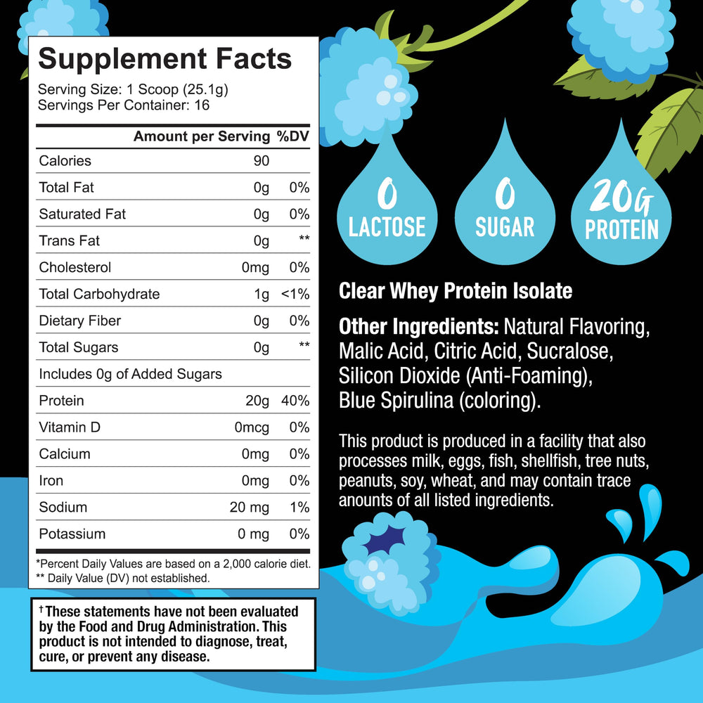Klear scoop and powder ready for a quick hydration-friendly shake